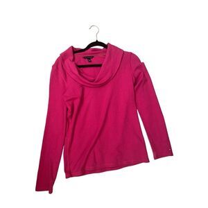 TOMMY HILFIGER Pink Cowl Neck Sweater size small